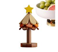 Wooden Tree Trivet Set, Heat Resistant Insulation Coaster Kit, Decorative Christmas Style Dining Coaster, aHot Pot Stand with Stable Grip Design, Elegant Kitchen Table Protector for Home