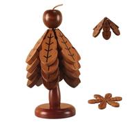 Wooden Tree Trivet Set - Walnut Wood 19.5cm 7.67in Or 16.5cm 6.49in