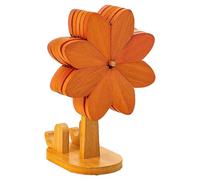 Wooden Trivets | Windmill with Phone Holder,Wood Trivets Cup Coasters Set,for Pot Pan Bowl Kitchen Living Room Home Decor Farmhouse Office Birthday Christmas