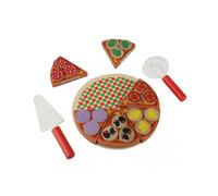 Wooden Veg Pizza Food Diy Toys Set Role Play Toys for Children Kids Learning Educational Gift