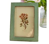 Wooden Vintage Photo Frame - 5.1x7.1x0.8in Decorative Outdoor Tabletop & Wall Mount | Picture Frame For Wedding, Gallery, Home, Office, Living Room, Bedroom, Event Decoration, Party Display, Rustic