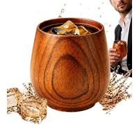 Wooden Whiskey Glass - Hecho a mano con borbón de borbón, 's Gift, Fathers