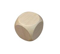 Wooden World 5 Dados de Madera para el Juego 2 cm. Cubos DIY, Rompecabezas, Juegos.
