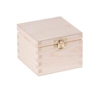 Wooden World - Caja de madera para pequeñas pertenencias caja para reloj joya o caja regalo para guardar pequeños tesoros