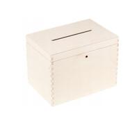 Wooden World - Caja de madera para sobres o urnas para votos en el colegio y en el hotel de empresa