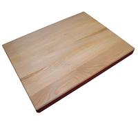 Wooden World - Chef, tabla de cortar de madera de roble, muy sólida, 39 x 52 x 4 cm