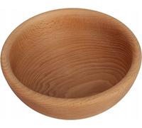 Wooden World - Cuenco decorativo de madera para frutas y nueces - Cuenco de madera de haya natural estilo rústico para aperitivos - 10 cm