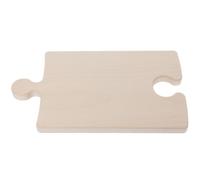 Wooden World - Tabla de Cortar con Forma de Puzzle de Madera - Puzzle