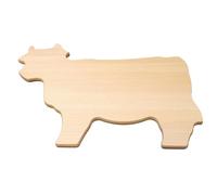 Wooden World - Tabla de cortar de madera, tabla para servir aperitivos o decoración de cocina - en forma de vaca