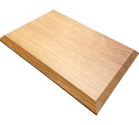 Wooden World - Tabla de Cortar y Servir de Madera de Roble - 40 x 27 cm