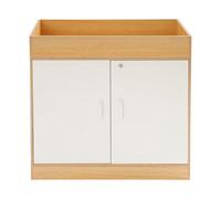 WooDerson Armario archivador con cerradura, armario de oficina con 2 puertas con cerradura, armario de almacenamiento de metal, armario de almacenamiento para estudio, armario multiusos 80 x 40 x 80