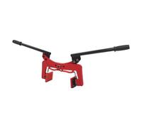 WooDerson Herramienta profesional de elevación de placas de doble mango con mango de seguridad, mordedor de piedra, herramienta de elevación manual (rojo + negro, carga máxima: 280 kg)