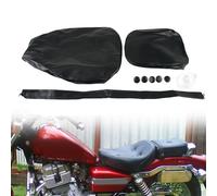 WOODEY Funda De Asiento De Repuesto para H&Onda Rebel 250 CMX250 1996 1997 1998 1999 2000 2001 2002 2003 2004 2005 2006 2007 2008 2009 CMX 250 Funda De Asiento Delantero Y Trasero