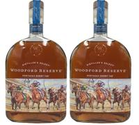 Woodford Reserve Whiskey Kentucky Derby 145, 1 L, 45.0% (Paquete de 2)