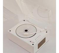 (Woodgrain White) Retro CD Player Rechargeable Support CD BT USB 3.5mm AUX Portable CD Player Bluetooth-Compatible 5.0