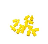 WoodJest 20 Piezas Herramienta de reparación de Mantenimiento de Cabezal de impresión Kit de líquido de Limpieza Pieza de Junta Hueca de Aire de Bombeo Amarillo Suave(Yellow 20pcs)