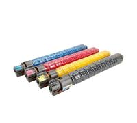 WoodJest Juego de 4 Cartuchos de tóner compatibles con SP C810 C811 810 811 CMY360g BK450g