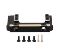 WoodJest Montaje Servo Frontal de Metal y latón con Revestimiento Negro para 1 10 Coche trepador de Control Remoto II 90046 90047 Piezas de Mejora