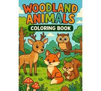 Woodland Animals Coloring Book