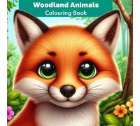 Woodland Animals: Colouring Book (Super Cute Colouring Books)