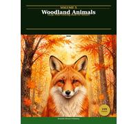 Woodland Animals: Large Print Coloring Book for Seniors (Beautiful Blooms Coloring Collection)