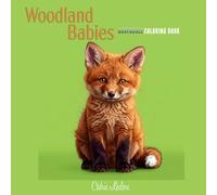 Woodland Babies: A Grayscale Coloring Book: 25 Realistic Greyscale Portraits for Adults: A Shaded Coloring Experience with Baby Forest Animals like Foxes, Fawns and Bear Cubs for Stress Relief.