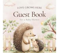 Woodland Baby Shower Guest Book: Gender Neutral Forest Animals Keepsake with Gift Log, Wishes & Photos