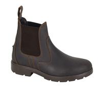 Woodland Botas Chelsea de Cuero Encerado para Mujer (DF2303)