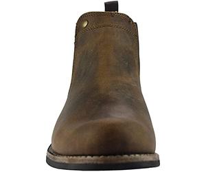 Woodland - Botines de Cuero Chelsea para Hombre (42 EU/Marrón)