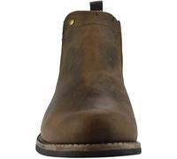 Woodland Botines de cuero Chelsea para hombre (DF1105)