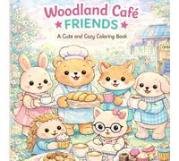 Woodland Café Friends: A Cute and Cozy Coloring Book