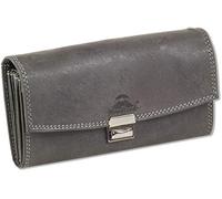 Woodland® Cartera de camarero profesional, especialmente reforzada, con compartimento para dinero duro, antracita, L x H x T (cm) = 19.0 x 9.5 x 4.0, Monedero