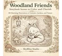 Woodland Friends Storybook Scenes to Color and Cherish: 50 Charming Illustrations of Animals, Gardens, and Nature