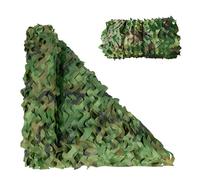 Woodland Hunting Camo Network, cubierta táctica reforzada de grado militar para caza, camping, sombra de plantas y eventos, rollo a granel de grado militar para una cobertura versátil, verde (13 x