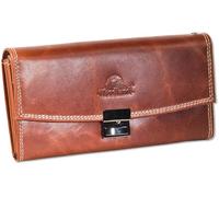 Woodland - Profesionales camarero cartera con monedero especialmente reforzado hecho de no tratado, el pastor de búfalos suave coñac