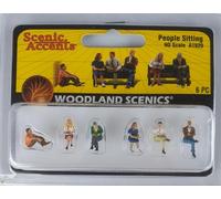 Woodland Scenics A1829 personas sentadas pasajeros figuras carril H0 HO 1:87 People Sitting