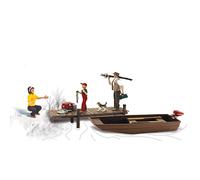 Woodland Scenics Escala H0 / HO "Familia Va De Pesca, Con Barco Y Muelle" A1923