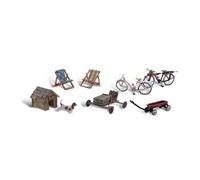 Woodland Scenics A1931 HO Backyard Basics (Importación USA)