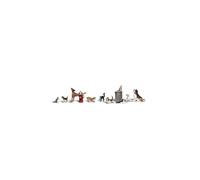 Woodland Scenics A2140 Perros Y Gatos 12 Piezas Juego Escala N-48 Correo
