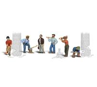 Woodland Scenics A2735 Figuras Spur 0 O “Lumberjacks” Pintadas 1:48