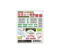 Woodland Scenics Dry Transfer Decals Depot, R.E.A. y carteles (Importación USA)