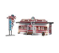 Woodland Scenics® Estructura "Miss Molly's Diner Built-&-Ready (Importación USA)