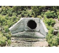 Woodland Scenics HO Culvert, Concrete (2) WOOC1262 (Importación USA)