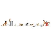 Woodland Scenics HO Dogs & Cats WOOA1841 (Importación USA)