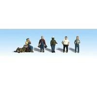 Woodland Scenics HO Factory Workers WOOA1867 (Importación USA)