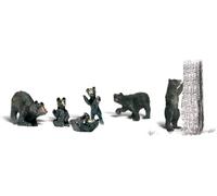 Woodland Scenics Ho negro osos wooa1885 (Importación USA)