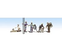 Woodland Scenics HO Scale Scenic Accents City Workers (Importación USA)