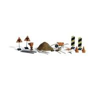 Woodland Scenics HO Scale Scenic Accents Detail Set - Road Cre (Importación USA)