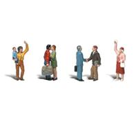 Woodland Scenics HO Scale Scenic Accents Figures/People Set Go (Importación USA)