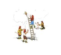 Woodland Scenics N Bomberos al rescate (Importación USA)
